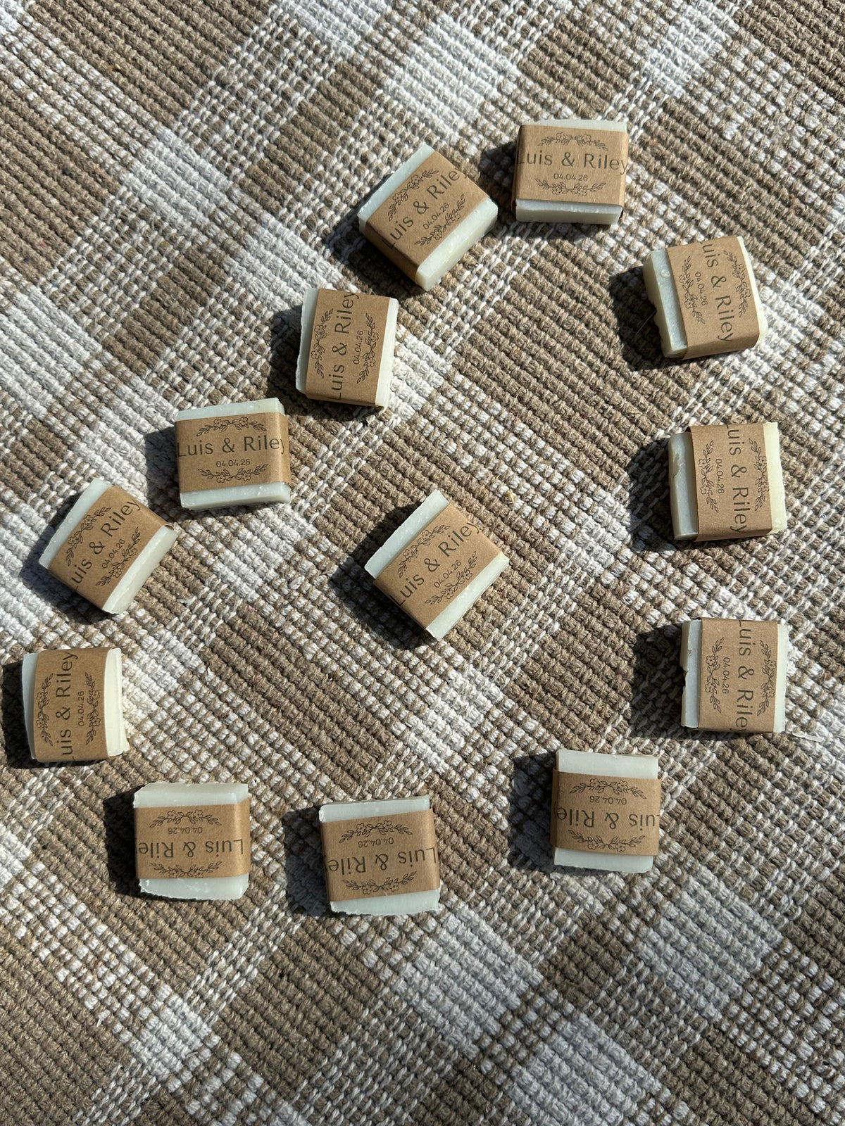 Soap Favors, custom wrapped