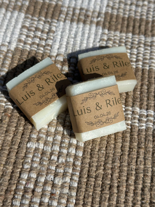 Soap Favors, custom wrapped