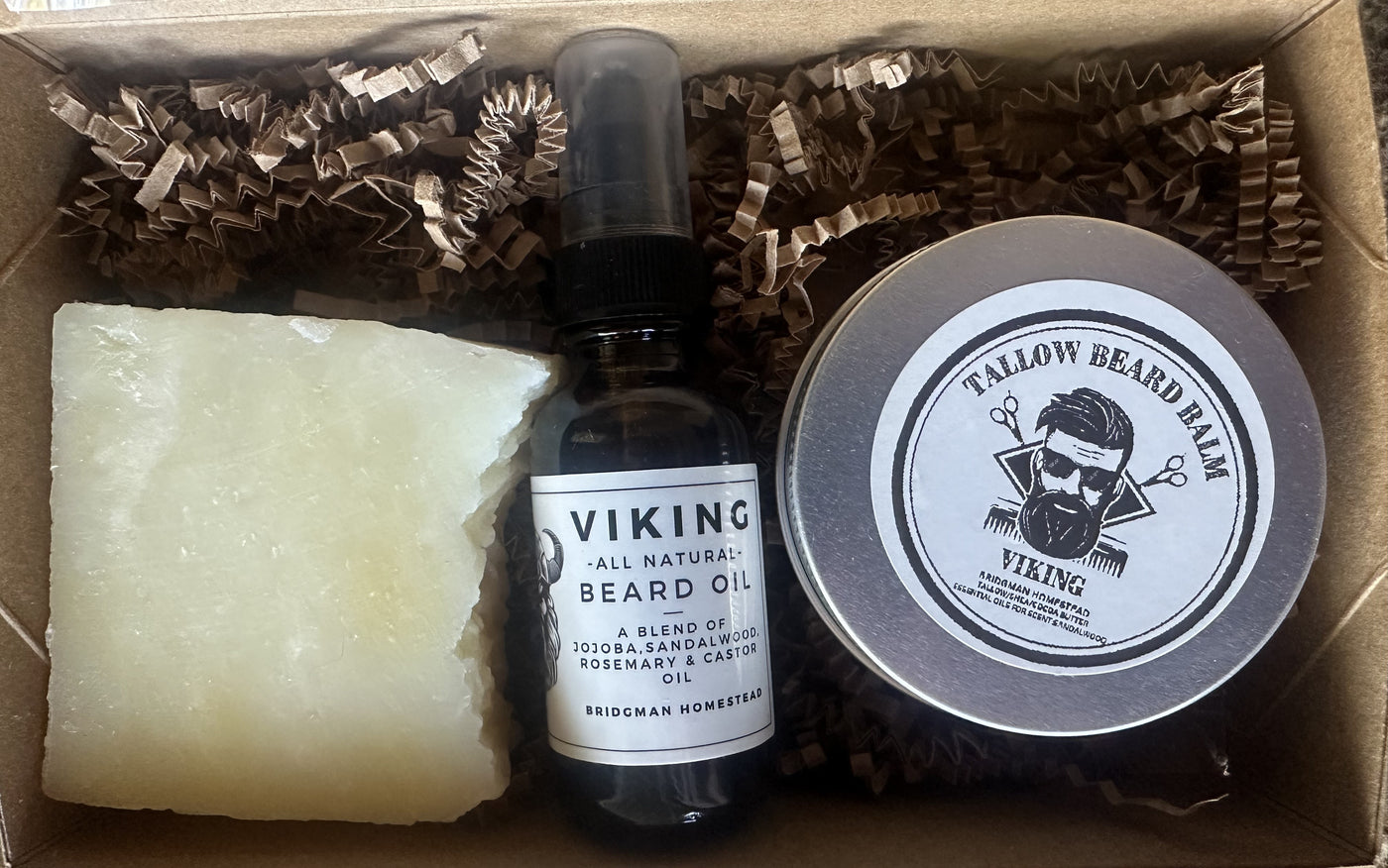 Tallow All-natural Beard gift set