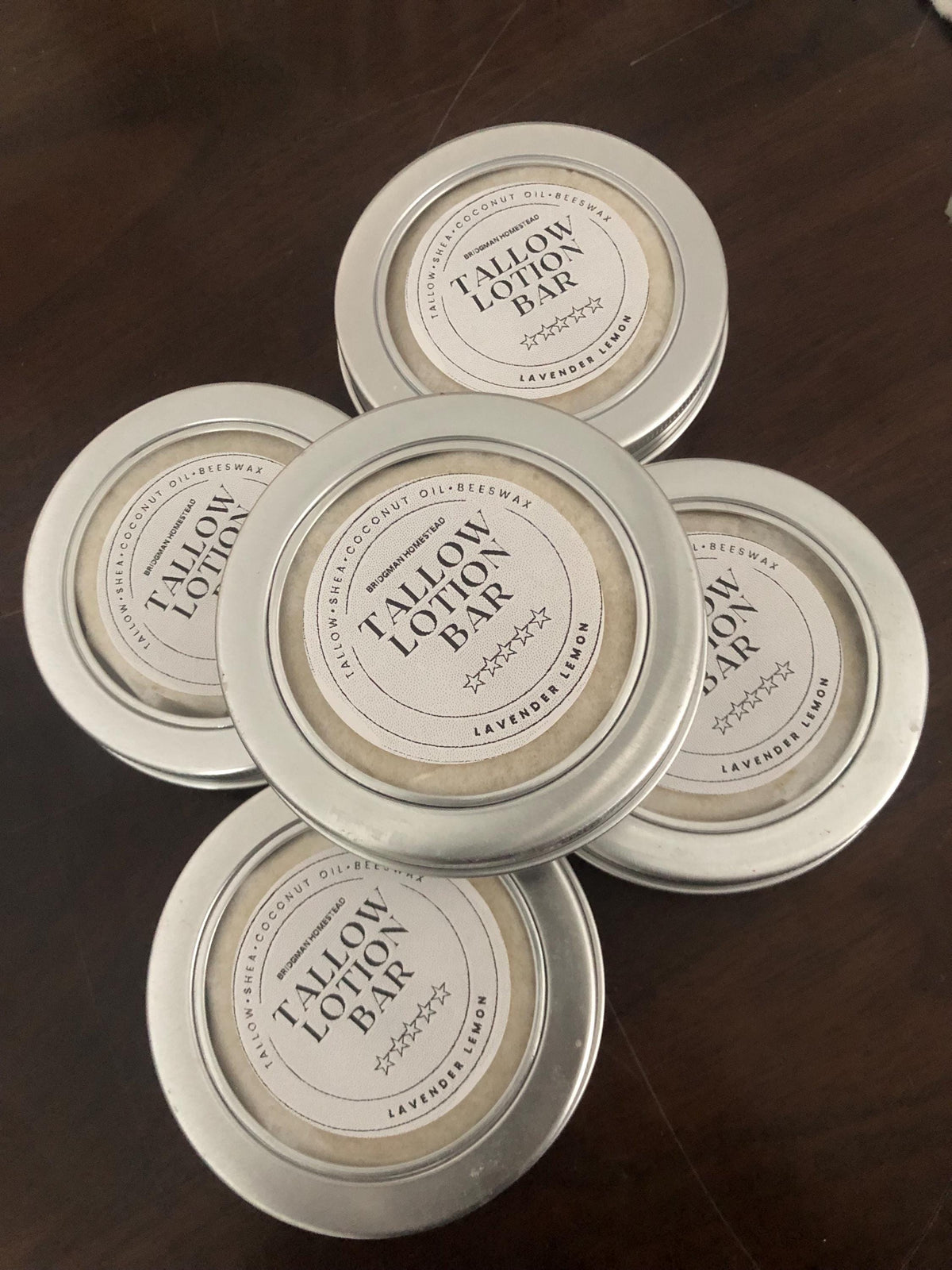 Tallow lotion bar