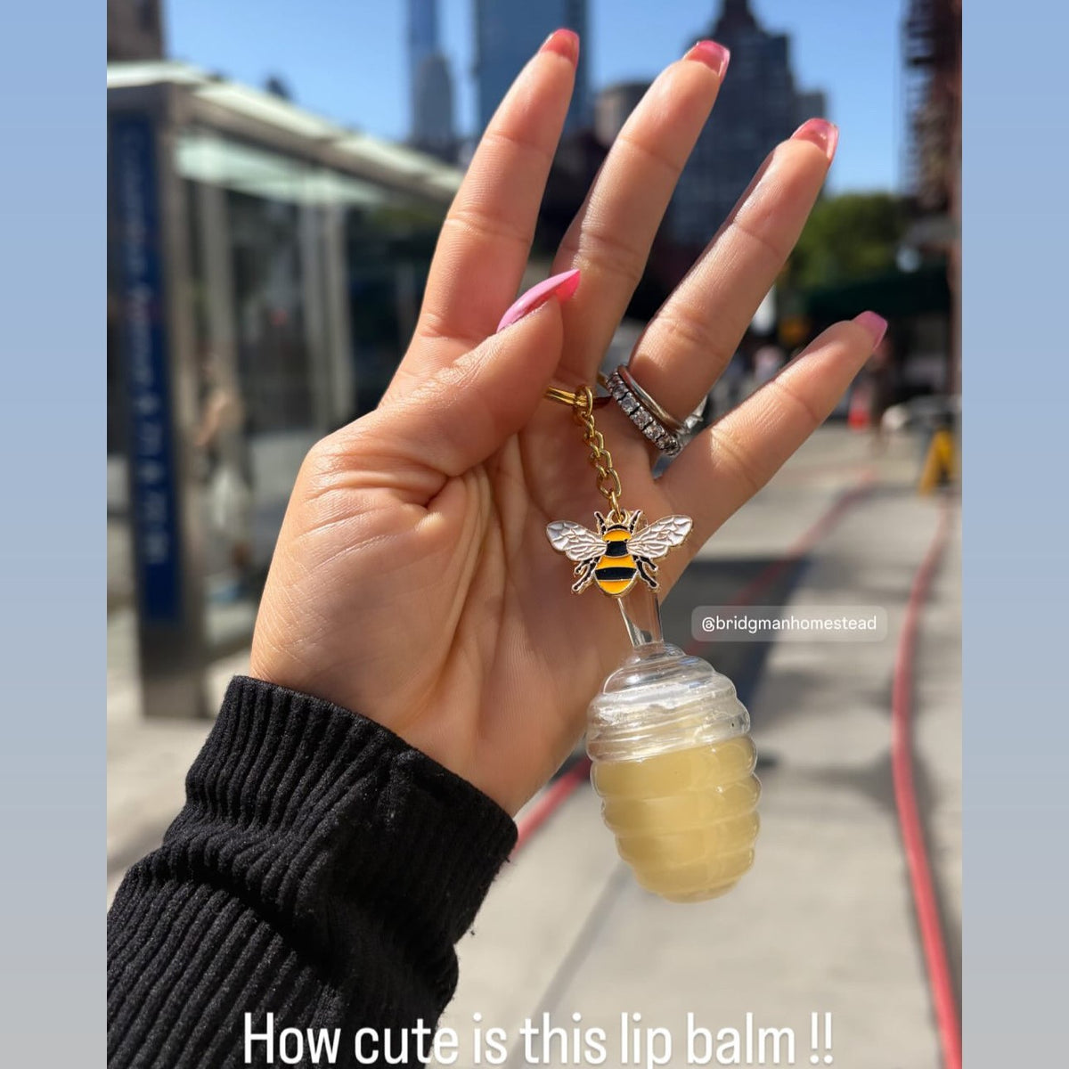 Honey whipped lip balm